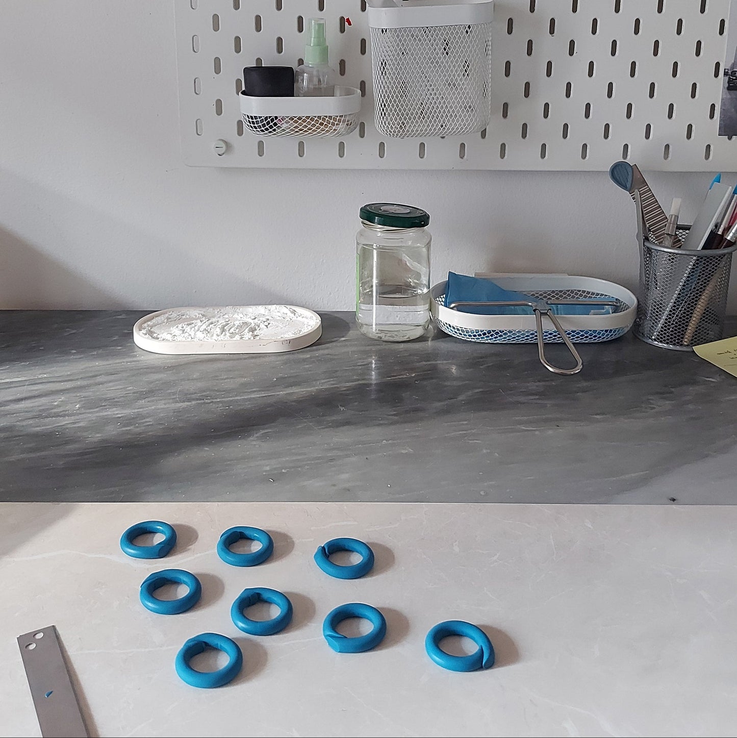 creazione orecchini artigianali mirta mini turchese