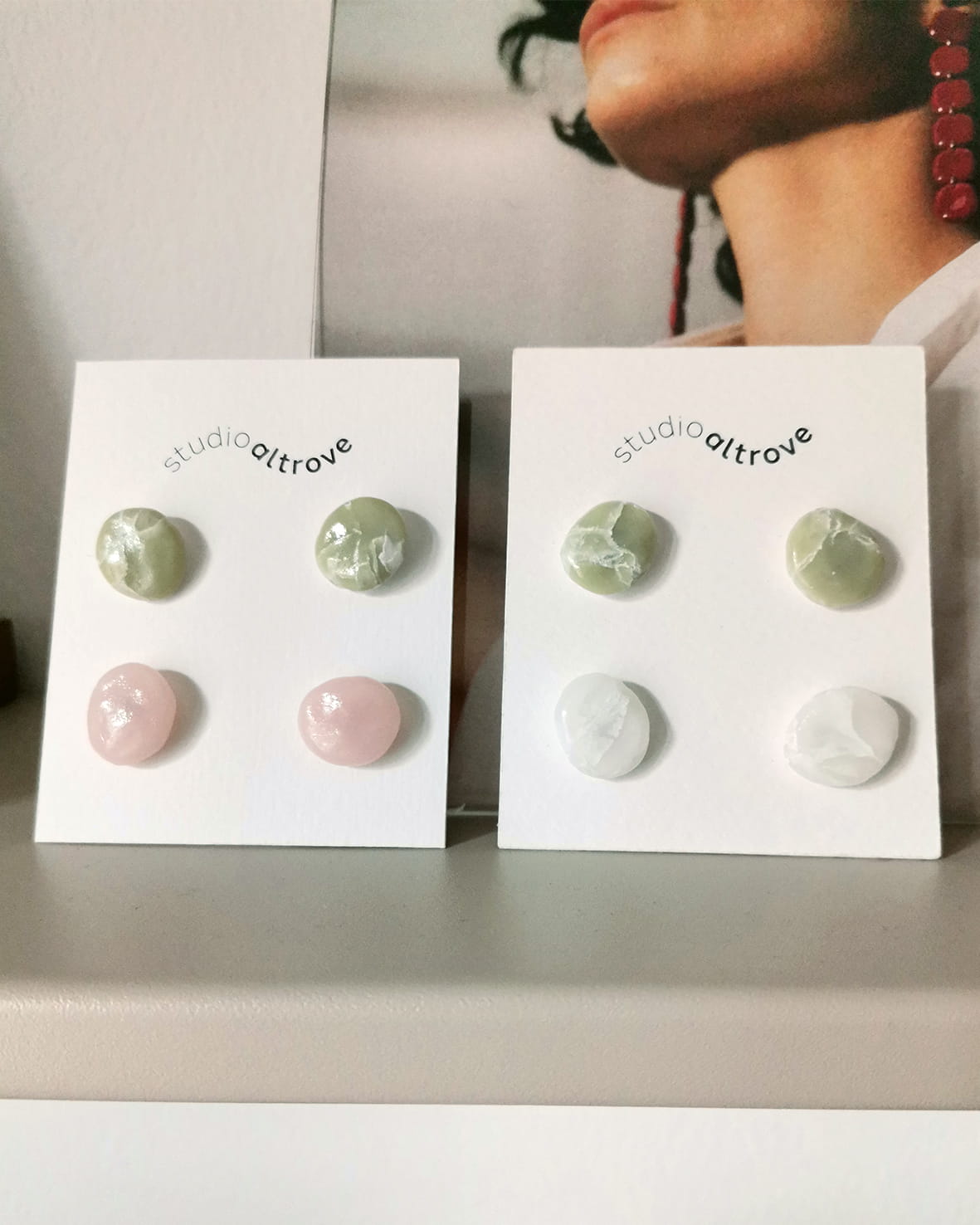 Orecchini Lina (Set 2 Paia) | Collezione Petra